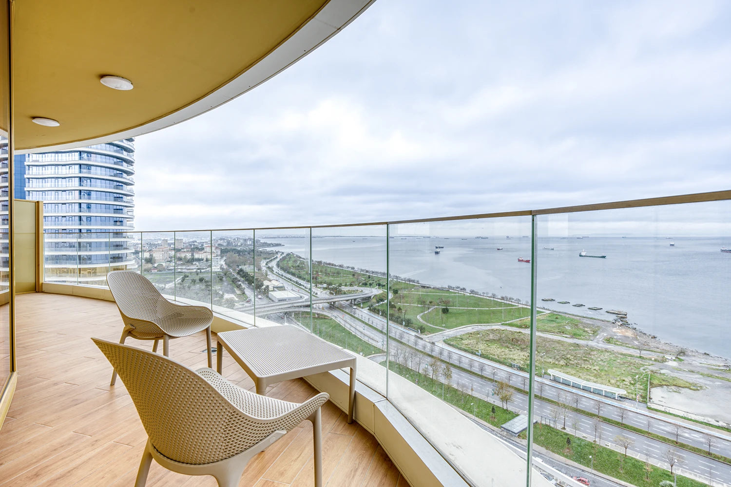Siesta Sky Lounge Sandalye Kum Gri