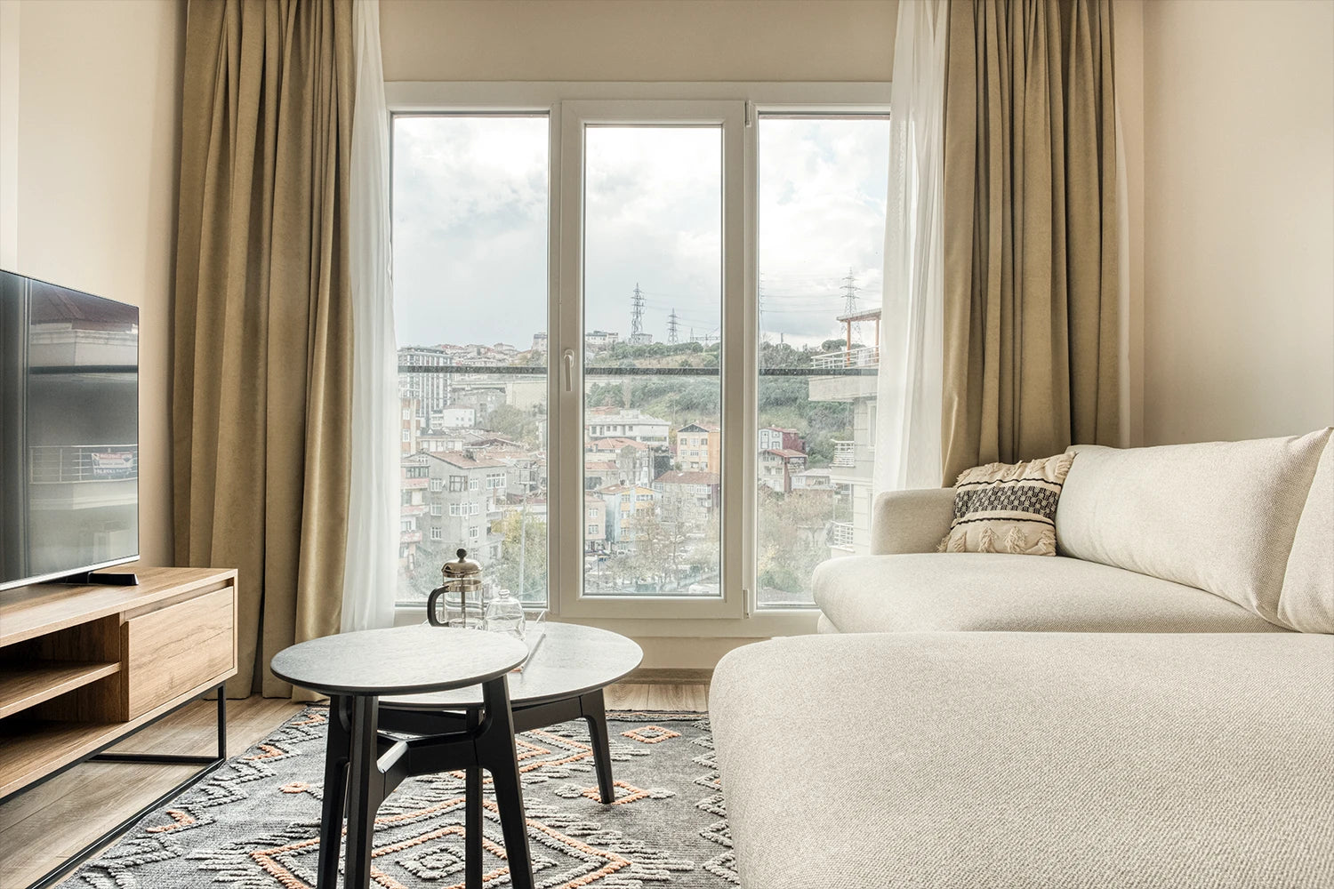 Casablanca Orta Sehpa Siyah