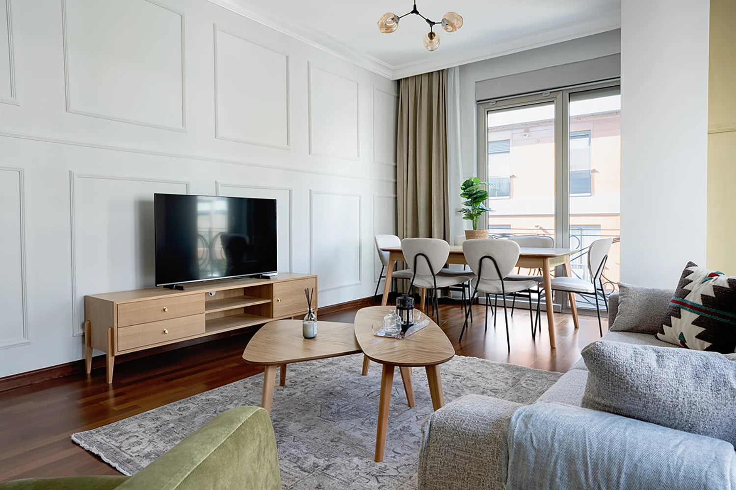 Helsinki/Norge Yemek Masası 100x200 Meşe